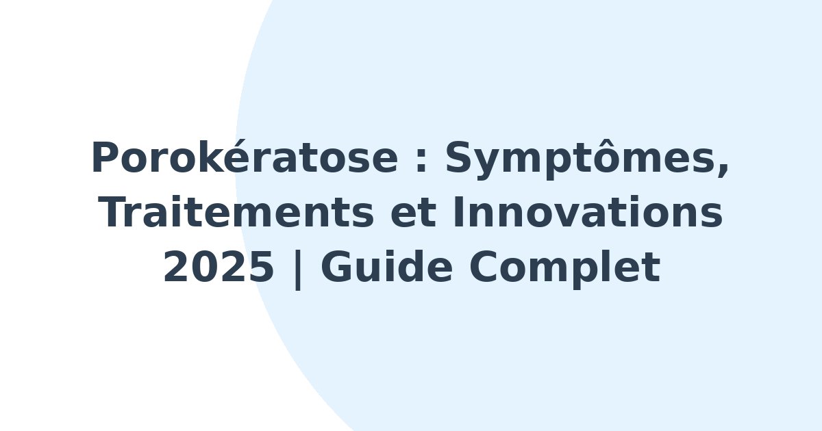 Porokératose