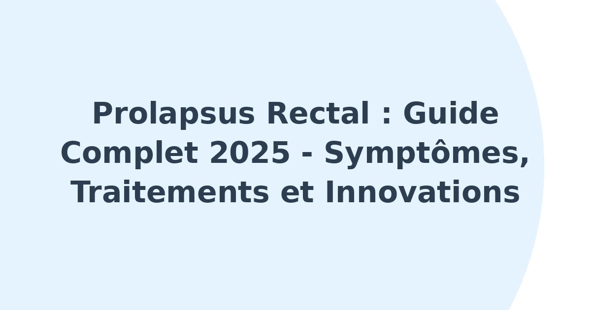 Prolapsus rectal
