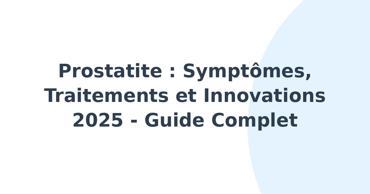 Prostatite