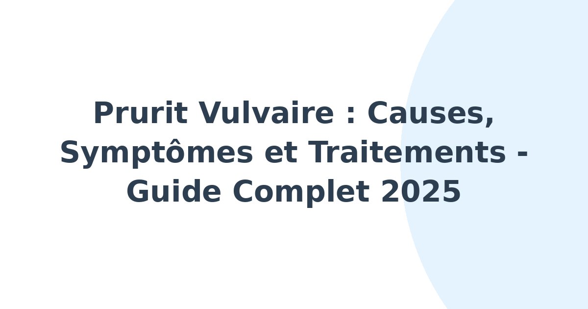 Prurit vulvaire