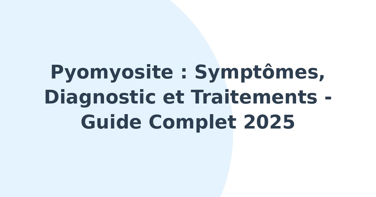 Pyomyosite