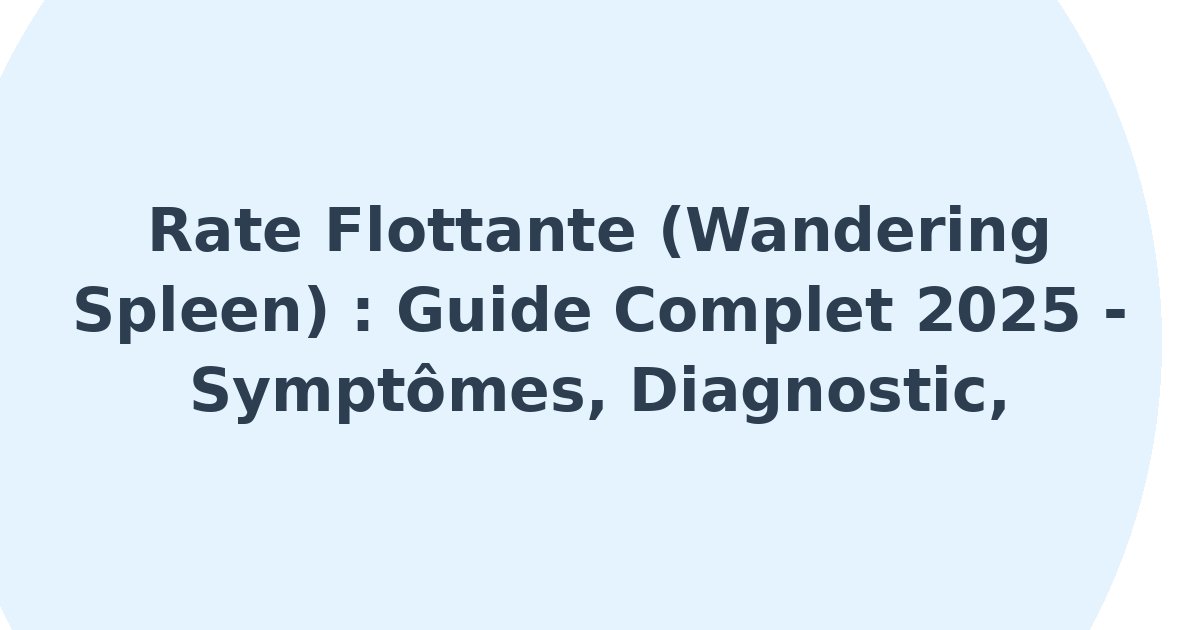 Rate flottante