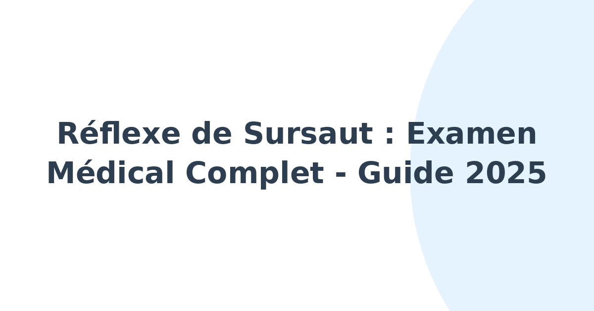Réflexe de sursaut