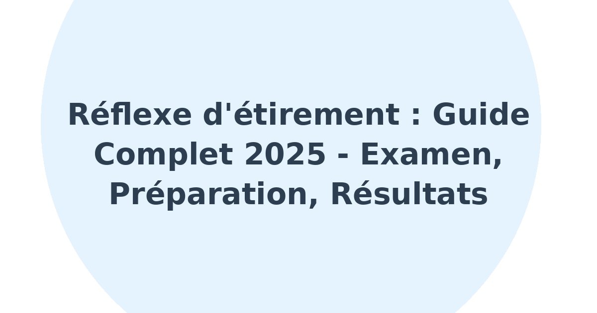 Réflexe d'étirement