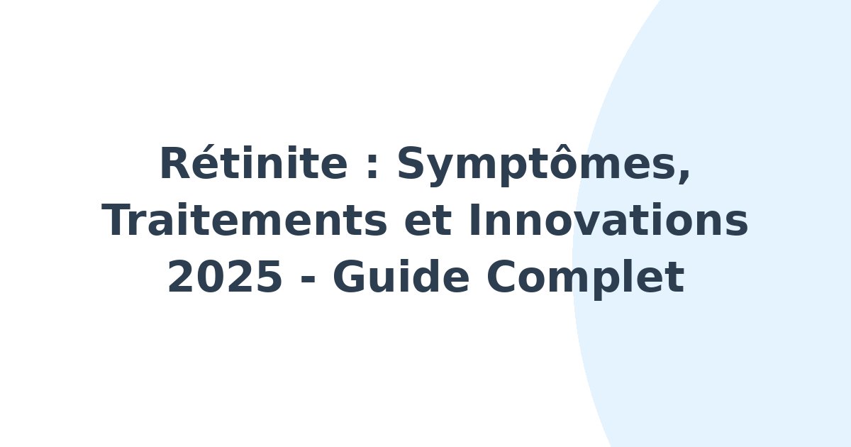 Rétinite