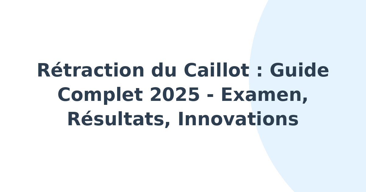 Rétraction du caillot