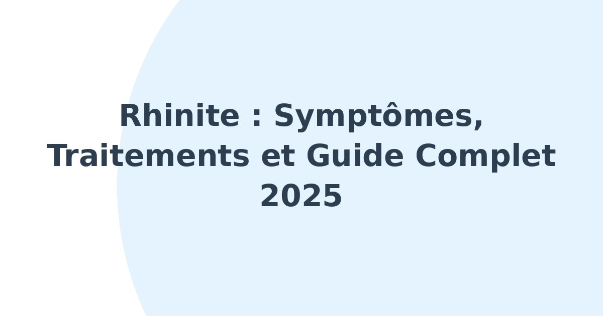 Rhinite