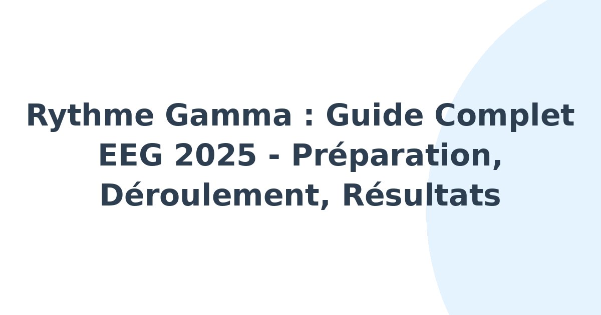 Rythme gamma