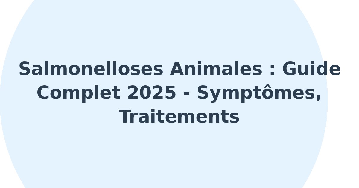 Salmonelloses animales