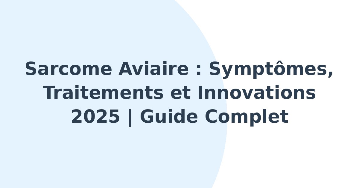 Sarcome aviaire