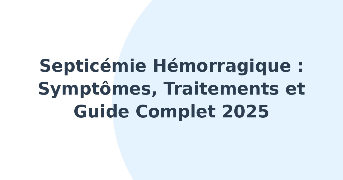 Septicémie hémorragique