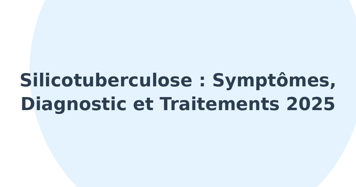 Silicotuberculose