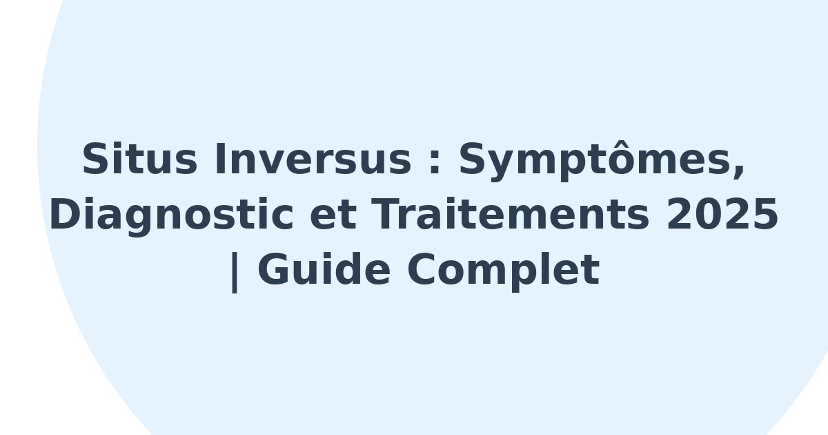 Situs inversus