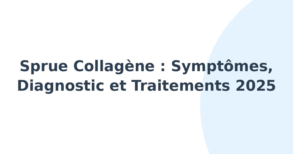 Sprue collagène