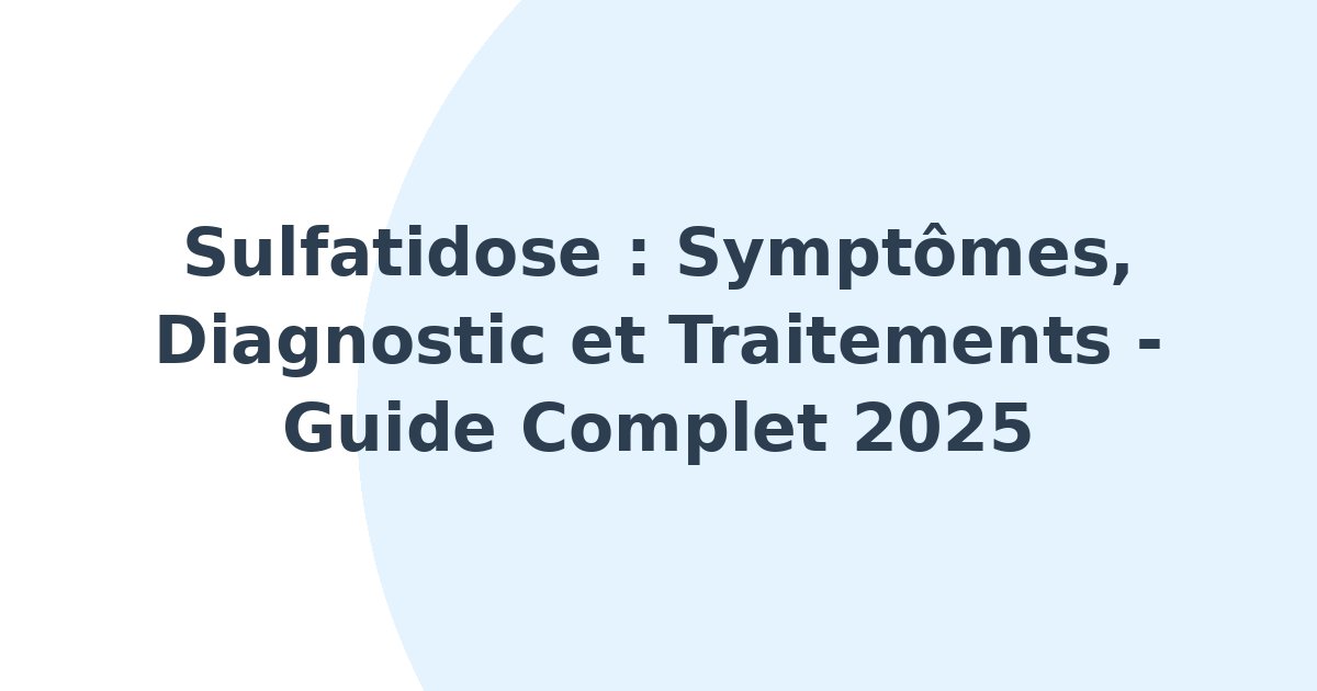 Sulfatidose