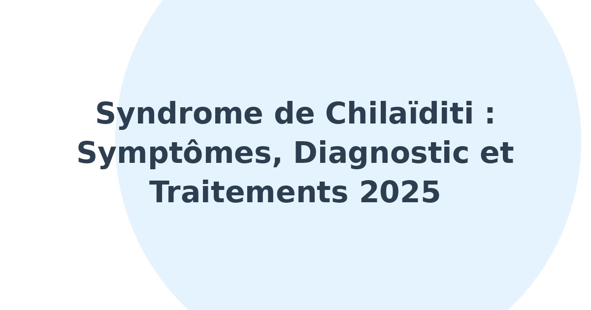 Syndrome de Chilaïditi