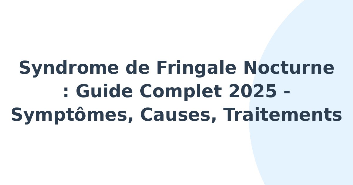 Syndrome de fringale nocturne