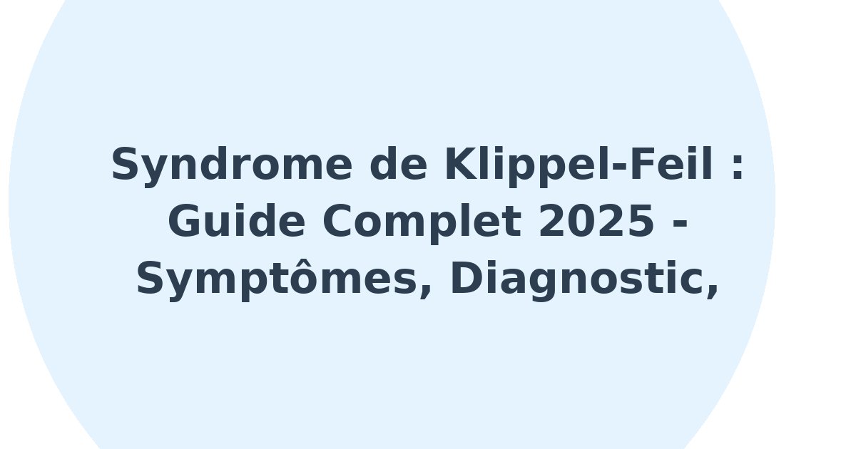 Syndrome de Klippel-Feil