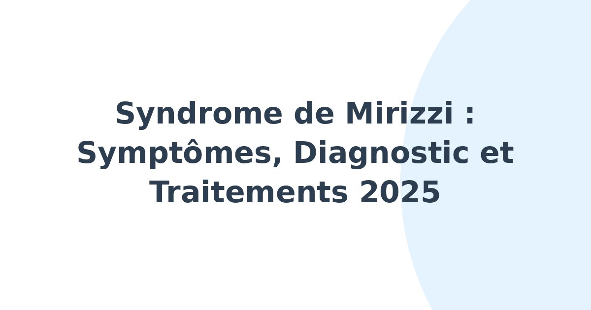 Syndrome de Mirizzi