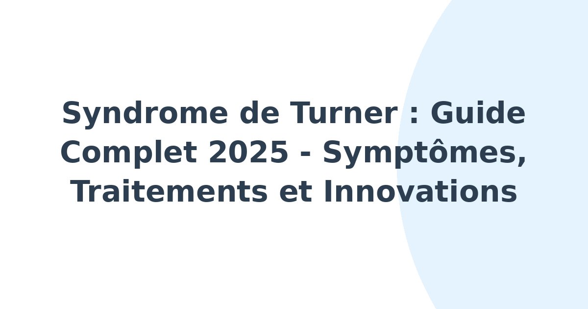 Syndrome de Turner