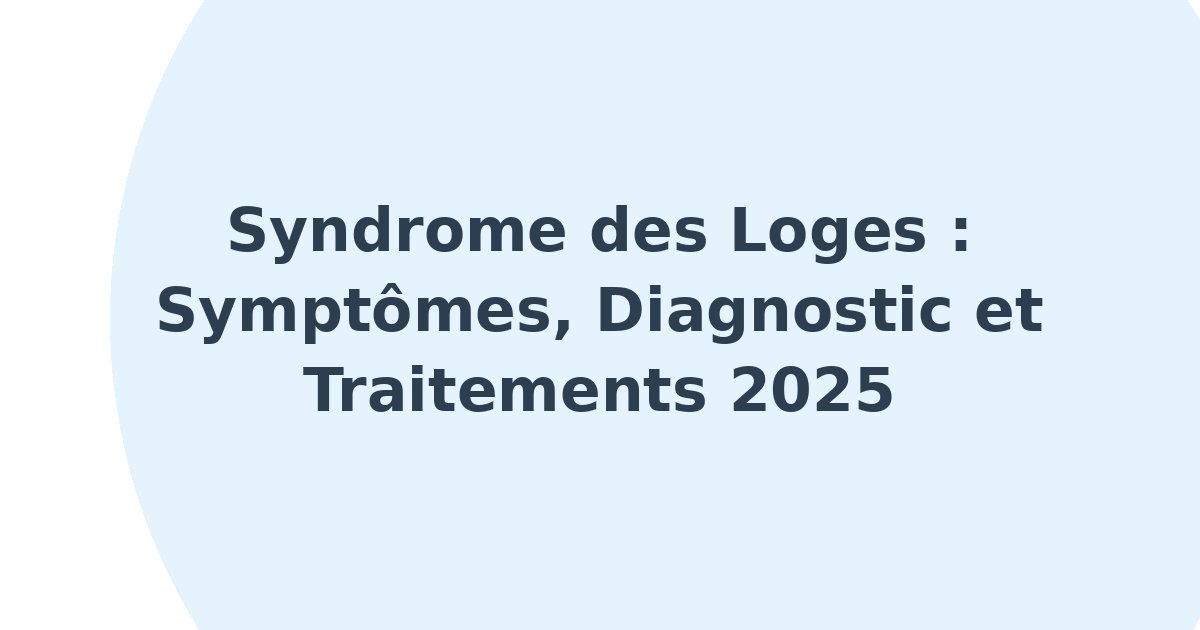 Syndrome des loges