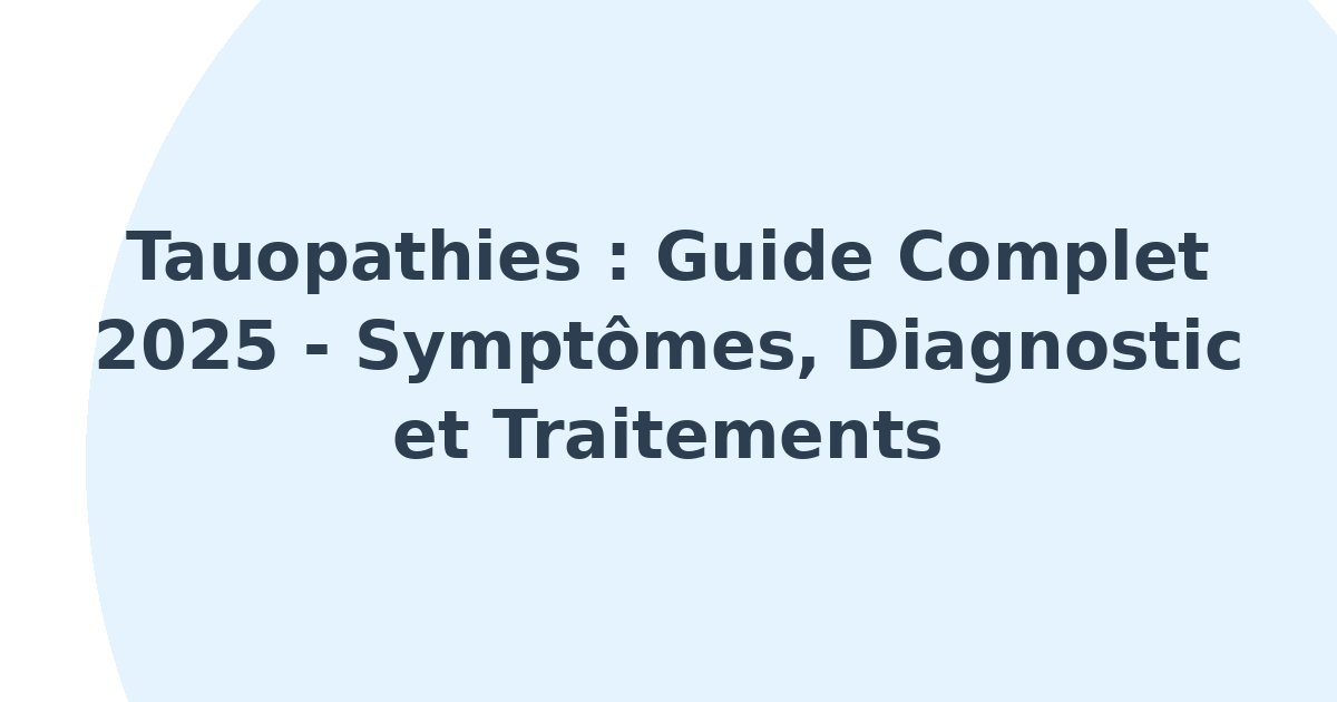 Tauopathies