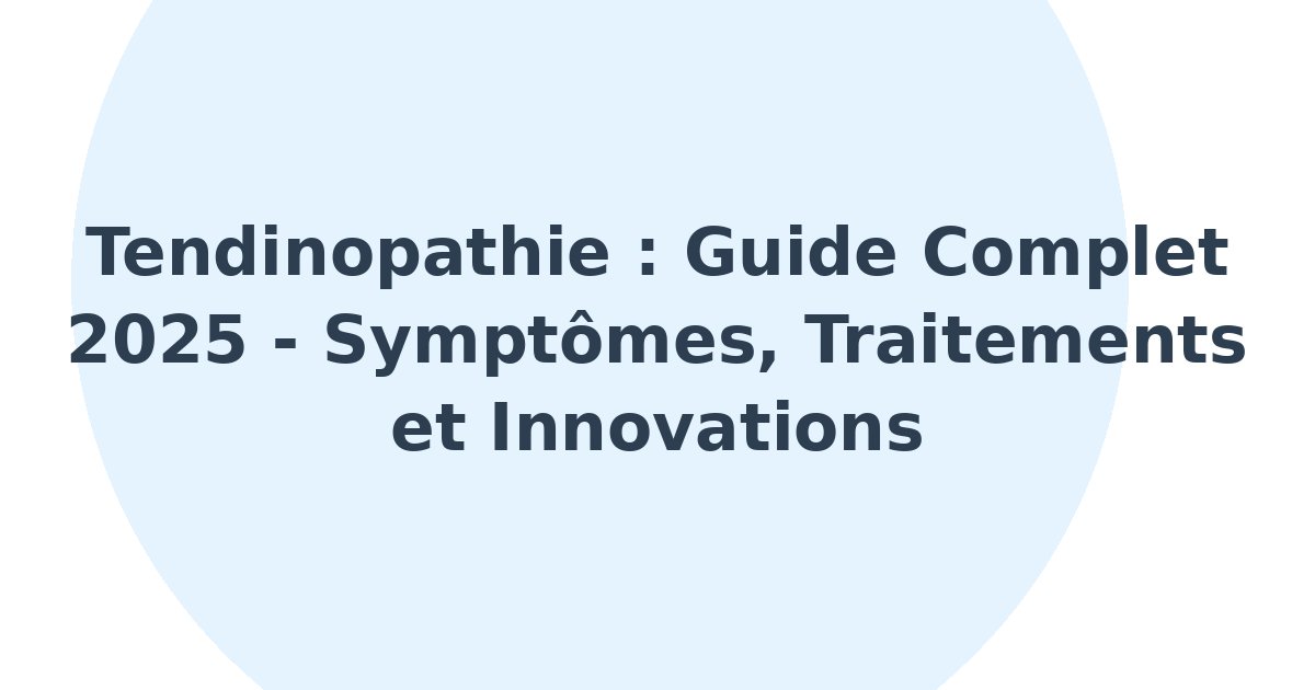 Tendinopathie