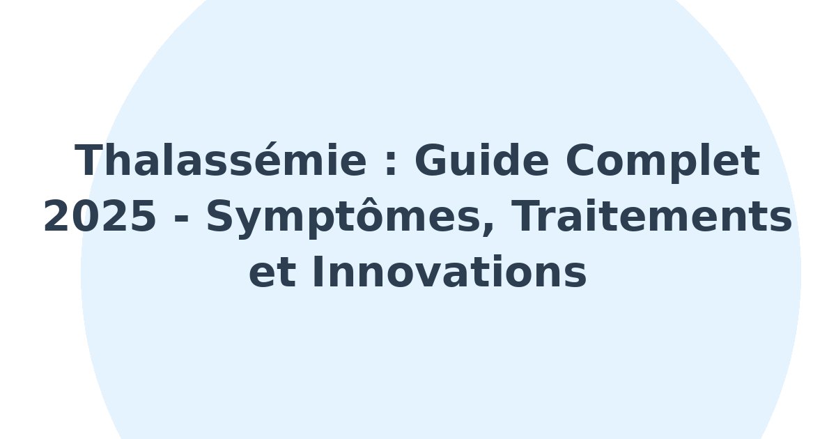 Thalassémie