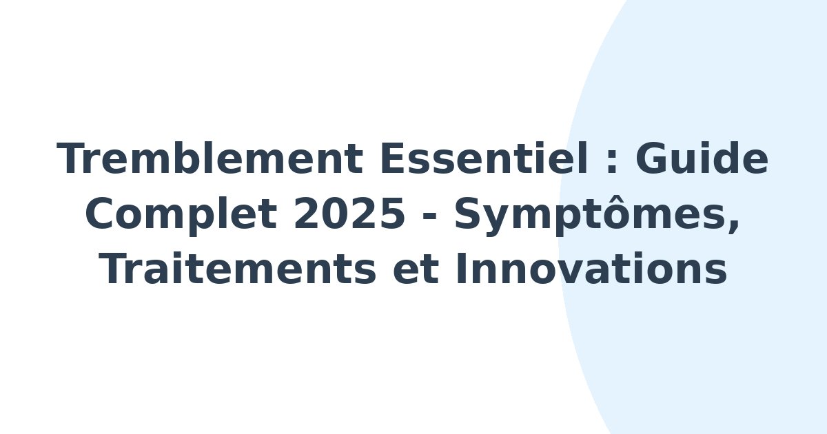 Tremblement essentiel