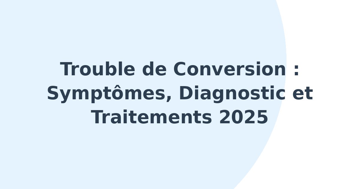 Trouble de conversion