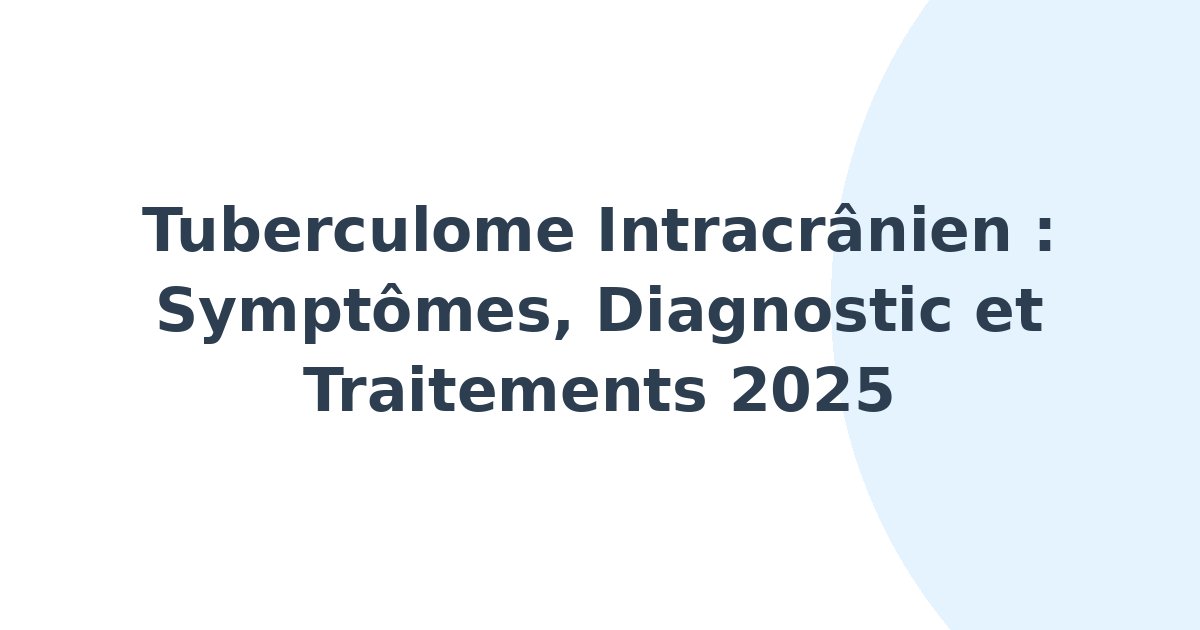 Tuberculome intracrânien