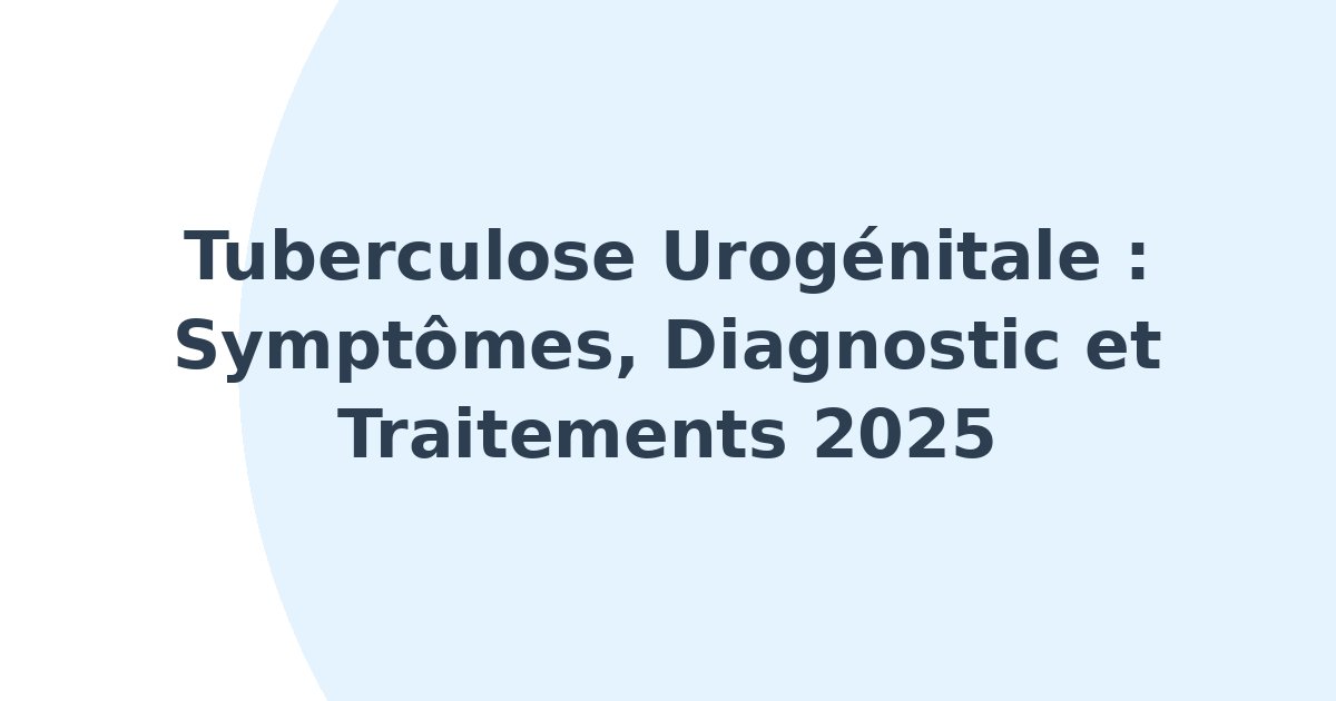 Tuberculose urogénitale