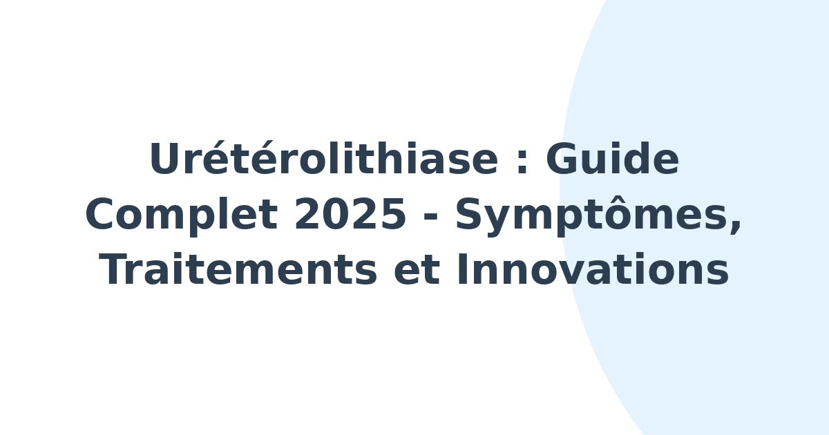 Urétérolithiase