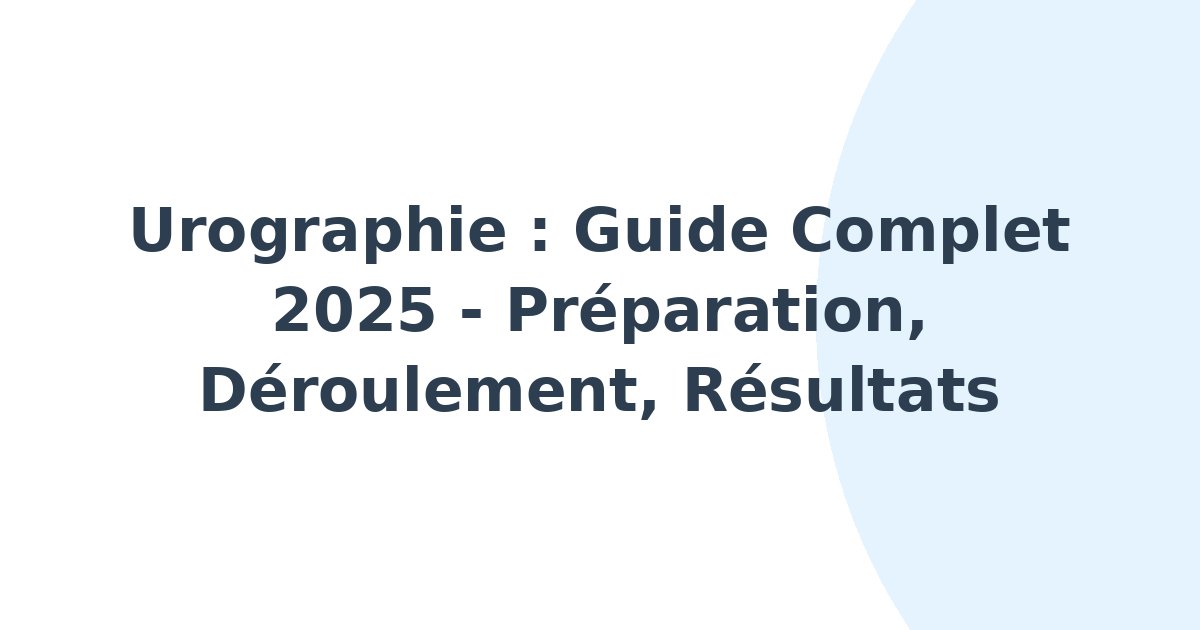 Urographie