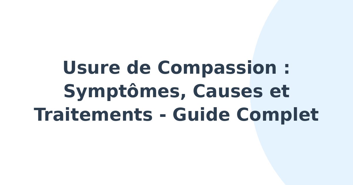 Usure de compassion