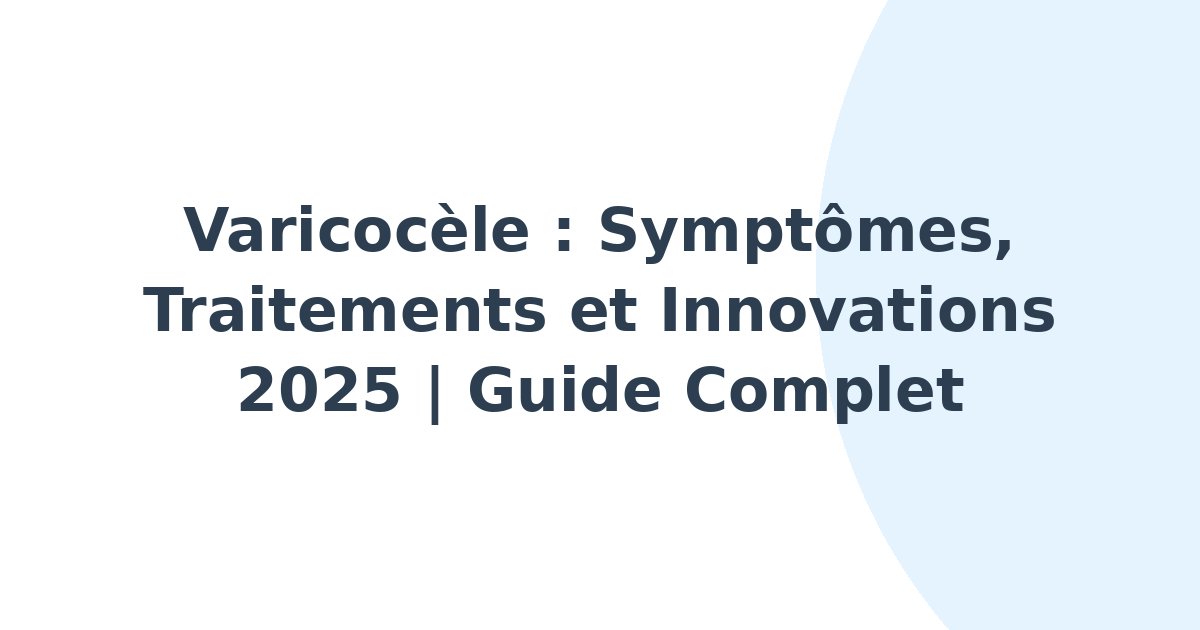 Varicocèle