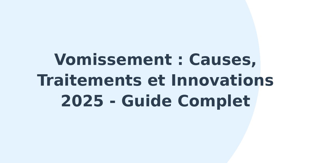 Vomissement