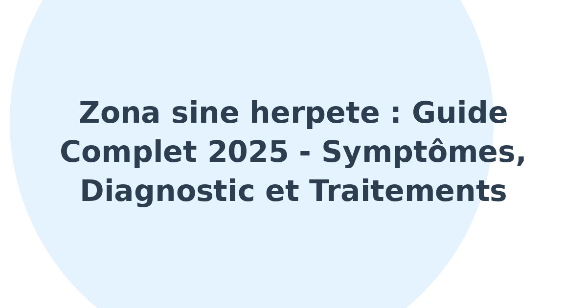 Zona sine herpete